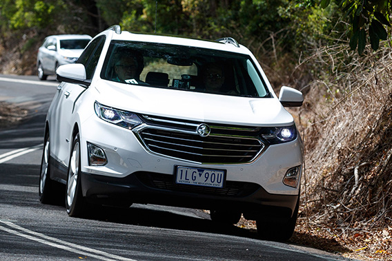 Holden equinox front