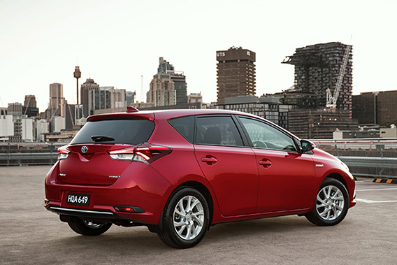 Toyota Corolla Hybrid rear
