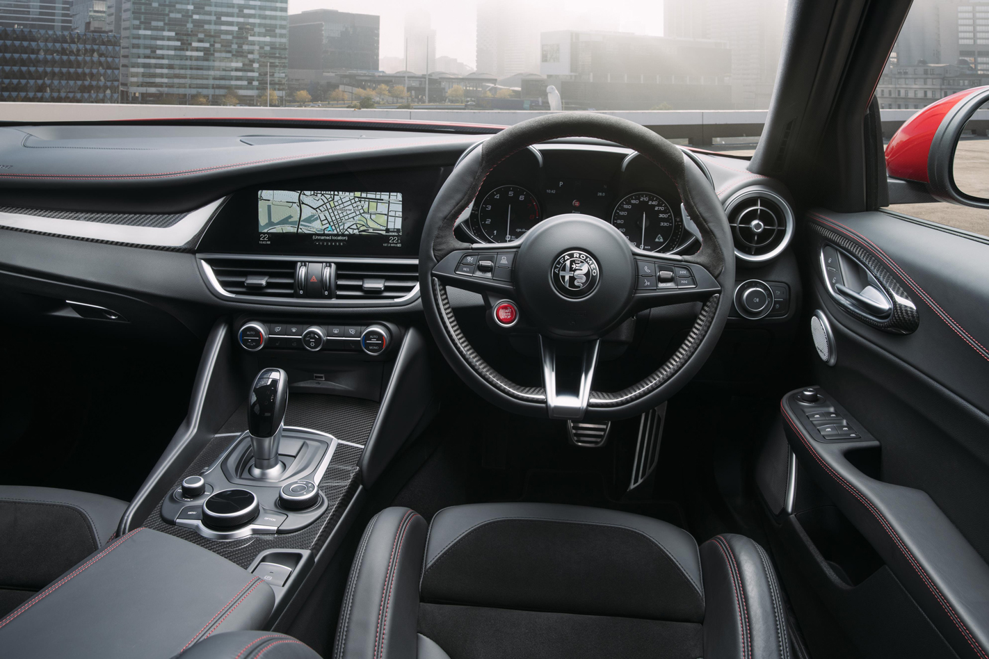 2017 Alfa Romeo Giulia QV interior
